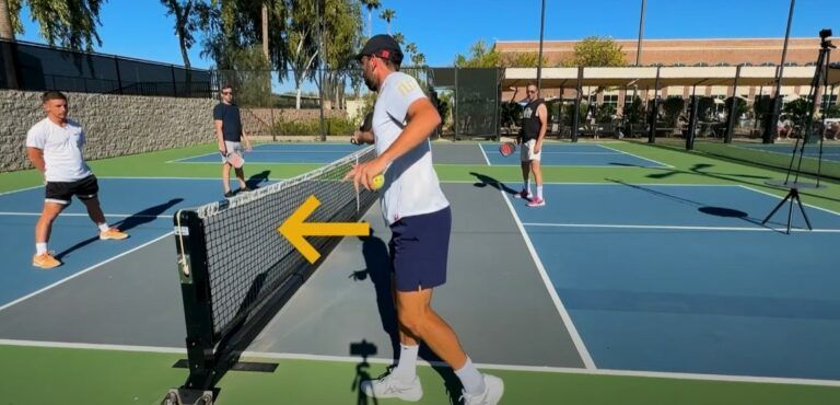 What is an erne in pickleball?