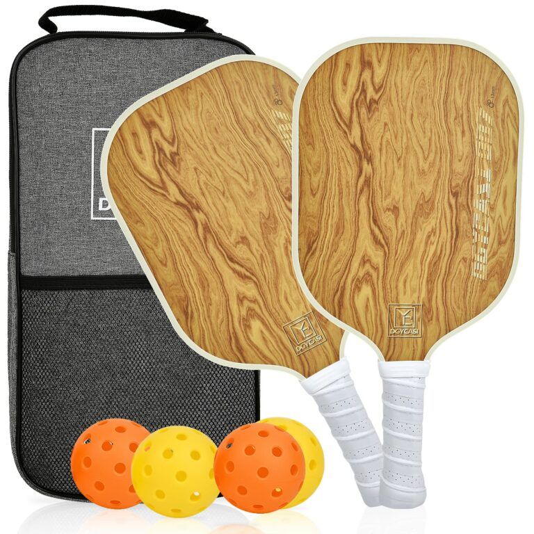 wooden pickleball paddles