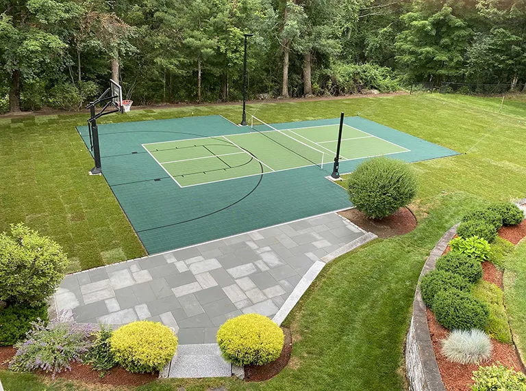 backyard pickleball court dimensions