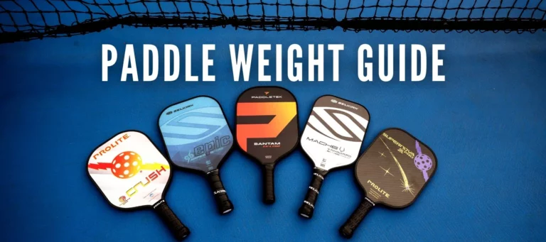 weight of pickleball paddles