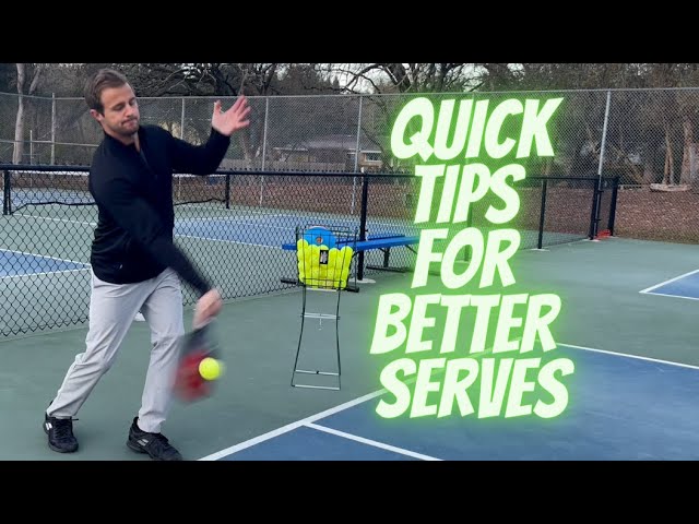 Mastering the Pickleball Serve Tips