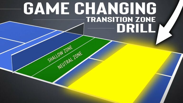 Importance of the Pickleball Transition Zone in Pickleball