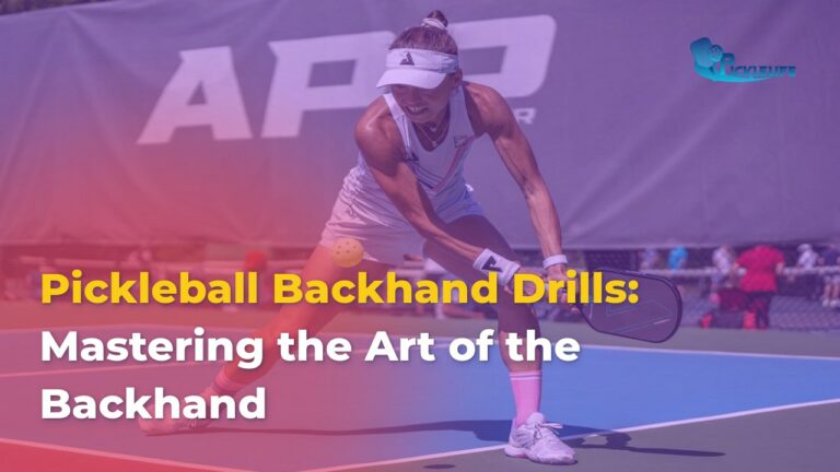 Pickleball Backhand Drills: Mastering the Art of the Backhand