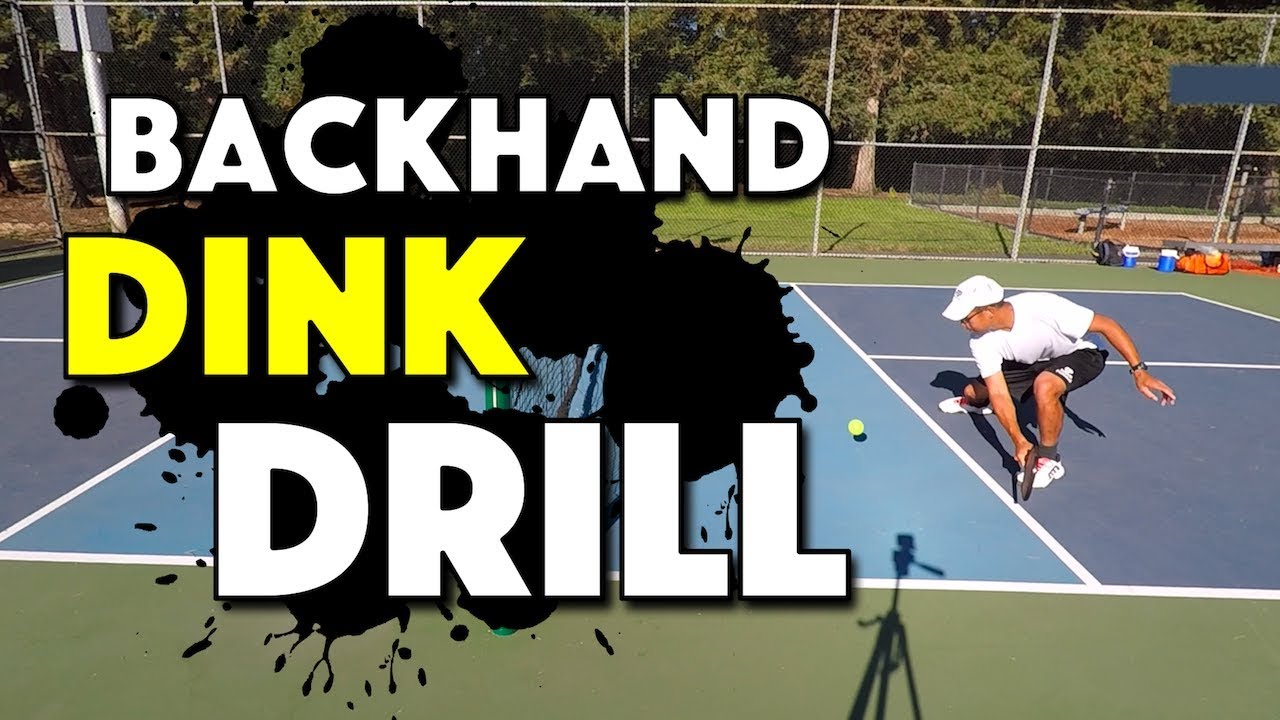 Pickleball Dink Drill | Backhand Dink