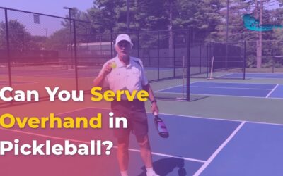 pickleball overhand serve