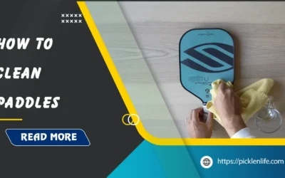 how to clean pickleball paddle